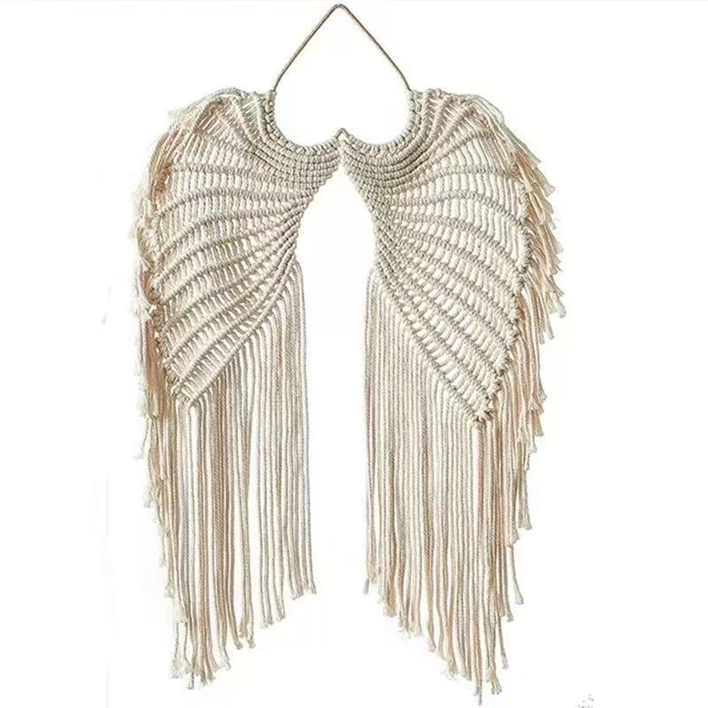 Woven wing-shaped pendant decorative item, creative home decoration pendant