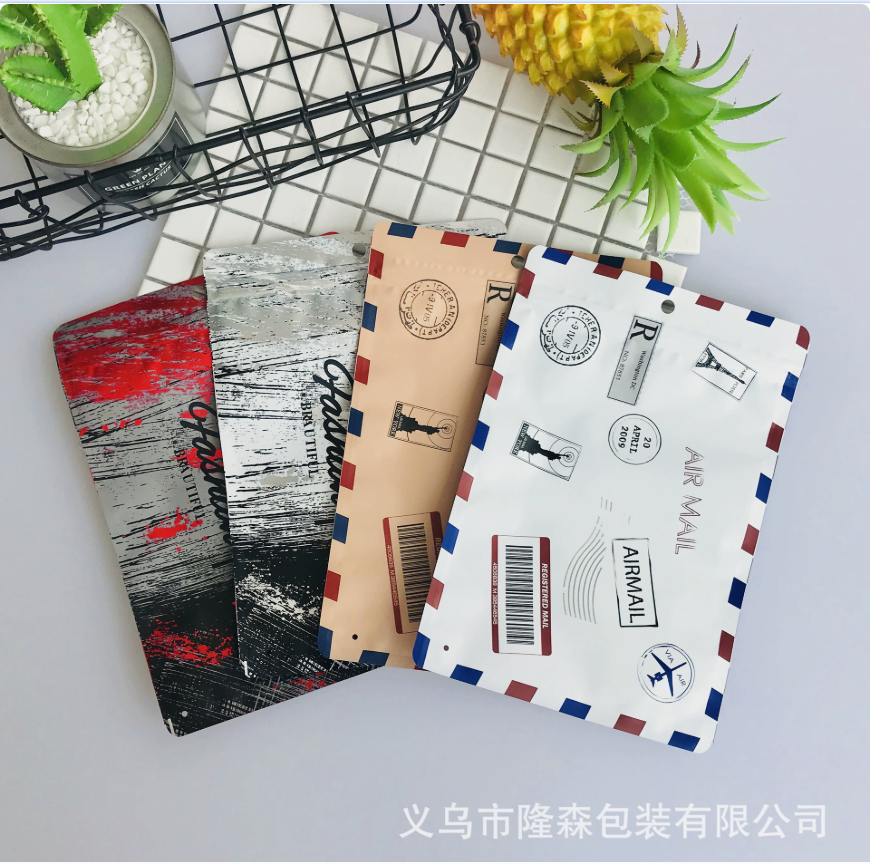 High-end short pants packaging bags, belly tightening pants, scarves, leggings, plastic packaging bags, underwear and socks packaging bags in stock Specification image