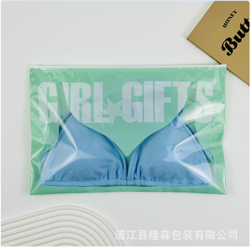 Zipper bag, underwear bag, swimsuit, bikini bag, bra packaging bag, yoga and sports underwear packaging bag Specification image