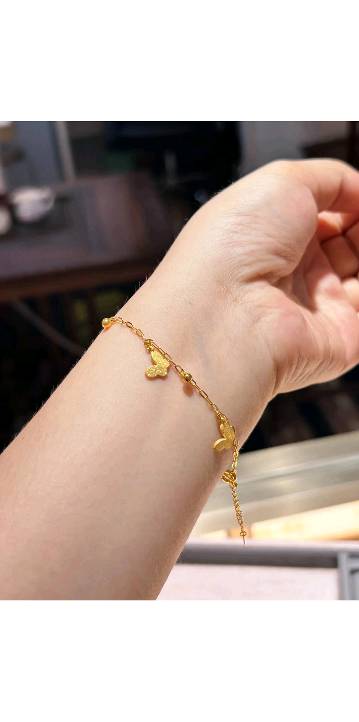 S925 sterling silver butterfly bracelet Item Picture