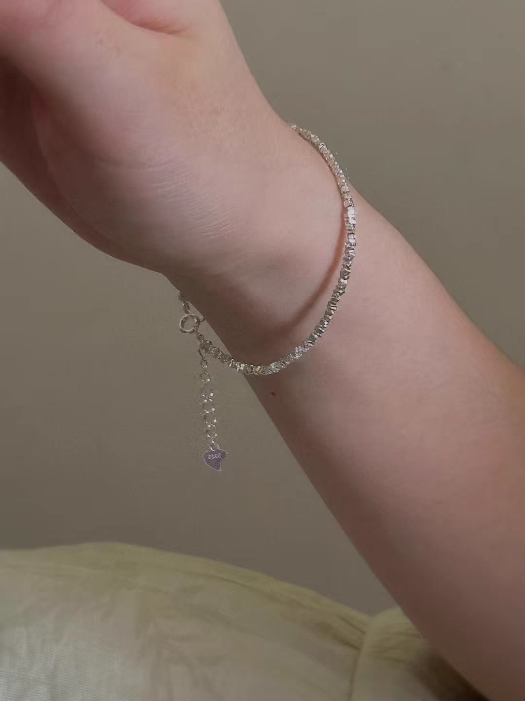 S925 Broken silver bracelet