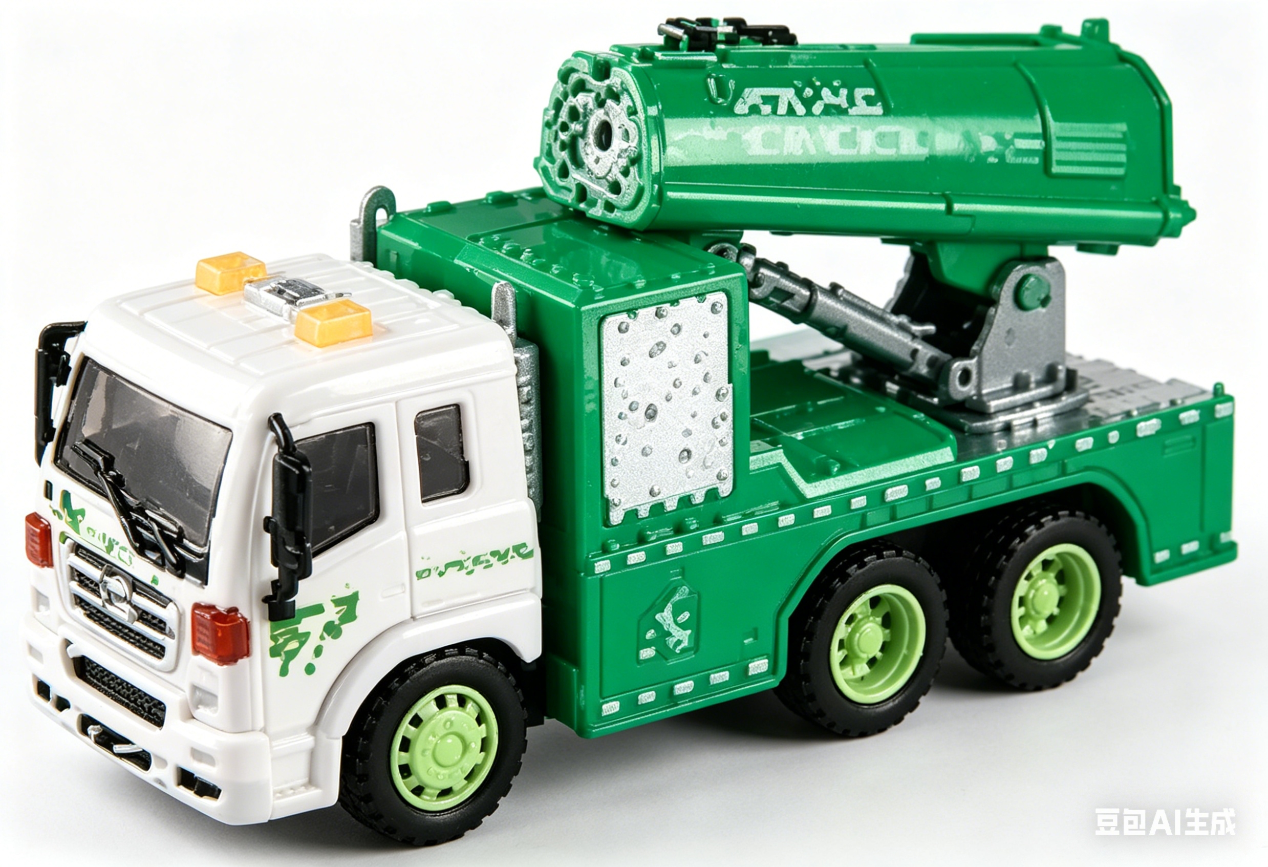 文艺WY352C1:16 惯性喷雾车（四键带灯光声音、喷雾功能）合金车模玩具卡车汽车模型1:16车模模型