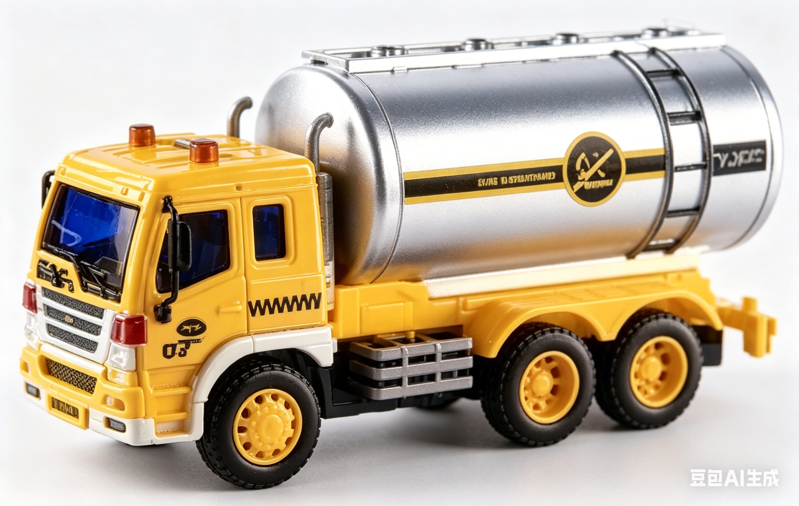 文艺WY310A1:16 惯性工程车（四键带灯光音乐）合金车模玩具卡车汽车模型车模模型比例仿真玩具