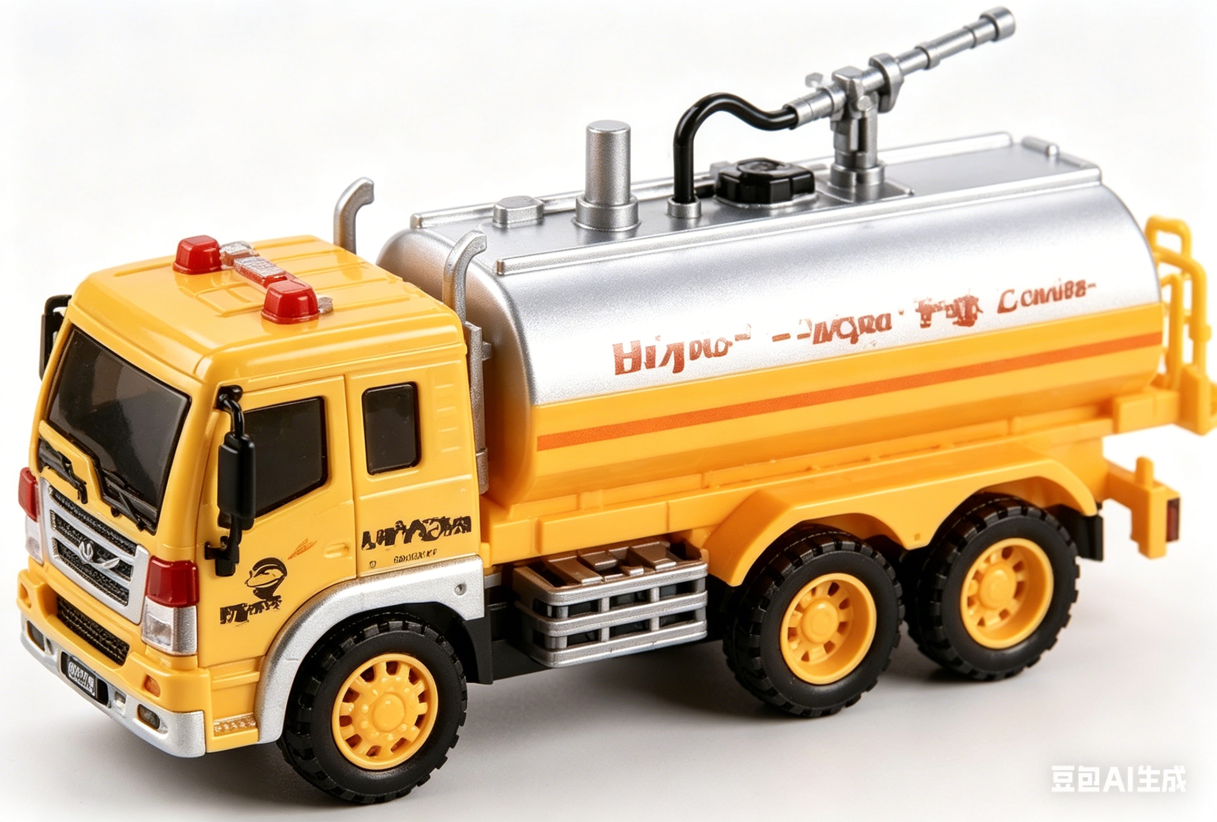 WY331B1:16 Inertial Road Administration Vehicle (four-button with light, sound and water spray functions) alloy car model toy truck car model 1:12 scale simulation toy