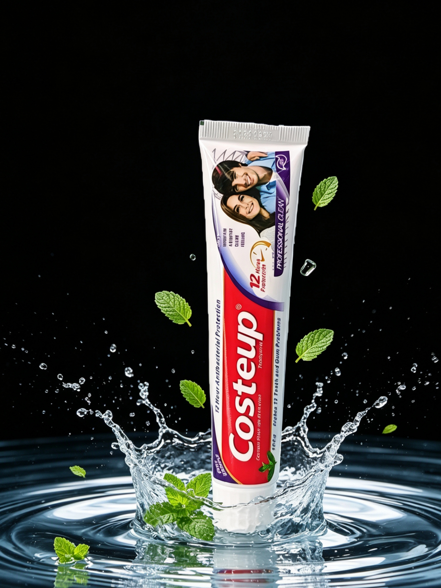 Costeup menta freshing dentífrico 12 horas de larga duración protección antimicrobiana dentífrico Item Picture