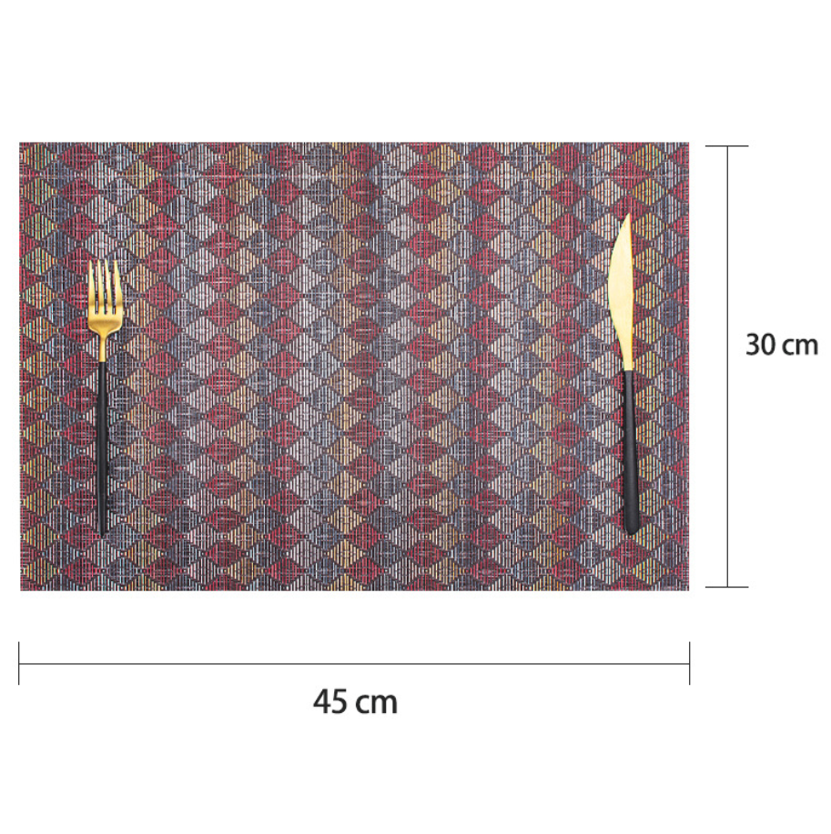 Creative heat insulation pad PVC placemats and coasters set for table arrangement 180g cup LIDS and cup covers Item Picture