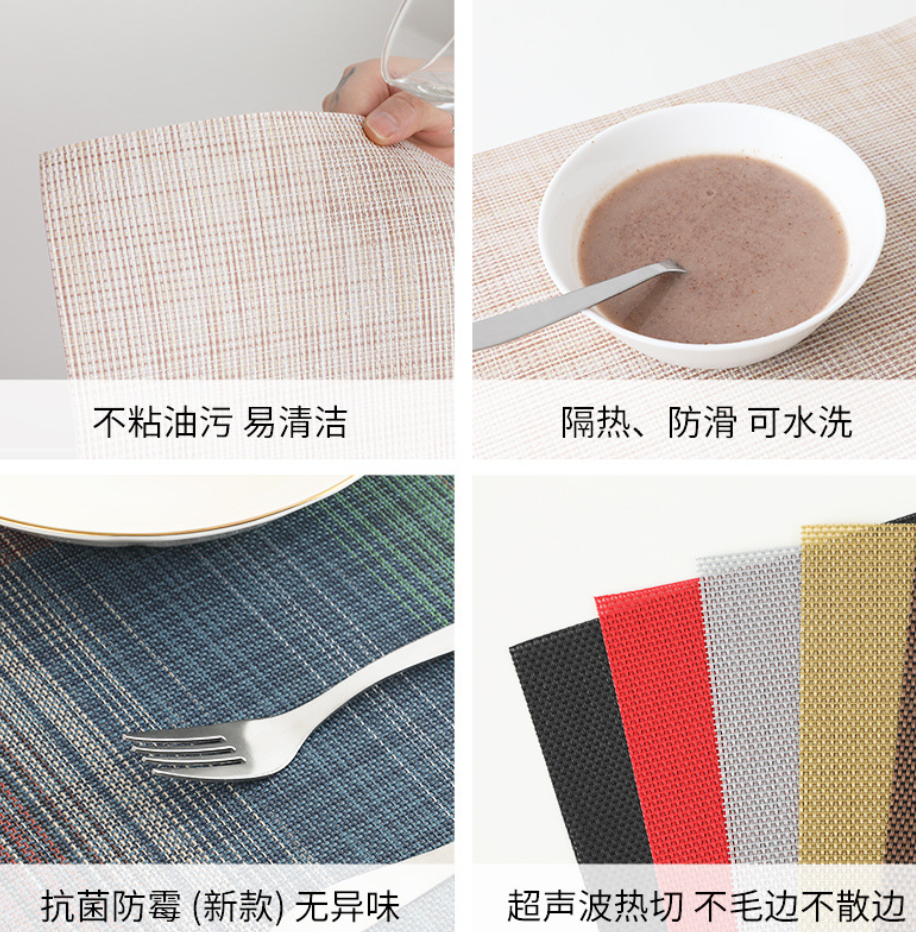 餐垫杯垫杯盖杯套/杯垫/隔热垫创意/餐垫/隔热垫pvc细节图