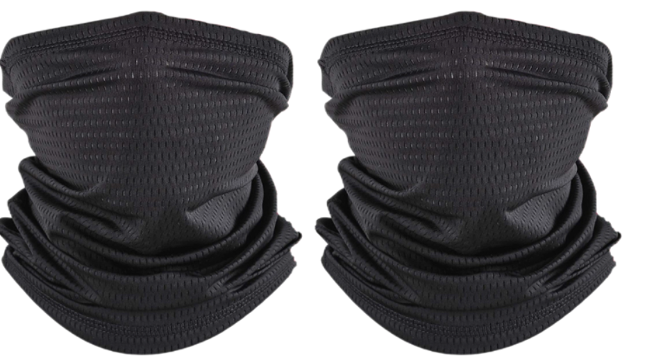 Outdoor protective face shields, masks, ice silk fabric with BBK sun and wind protection fabric Specification image
