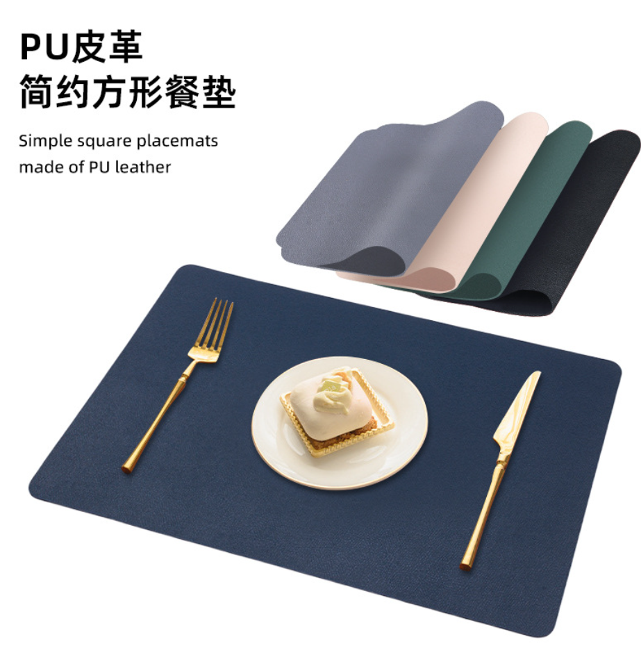 Creative heat-insulating PVC placemats and coasters set for table decoration, tableware, cup LIDS and cup covers Specification image