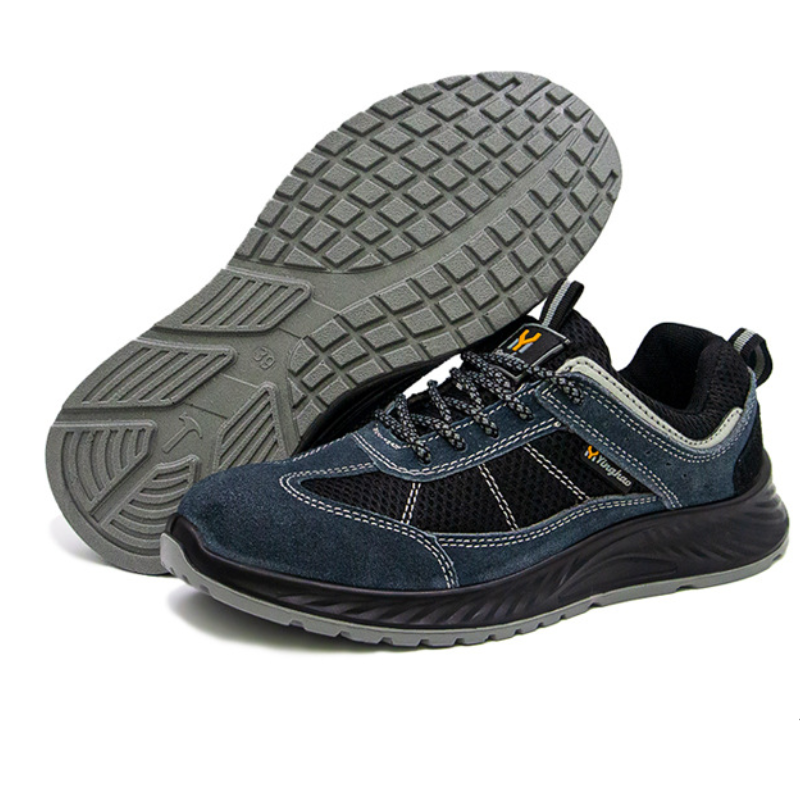 Zapatos de protección laboral al aire libre zapatos de sitio de trabajo para hombres taller al por mayor resistente al desgaste transpirable anti-rotura anti-desgaste zapatos de protección de seguridad en el trabajo Specification image