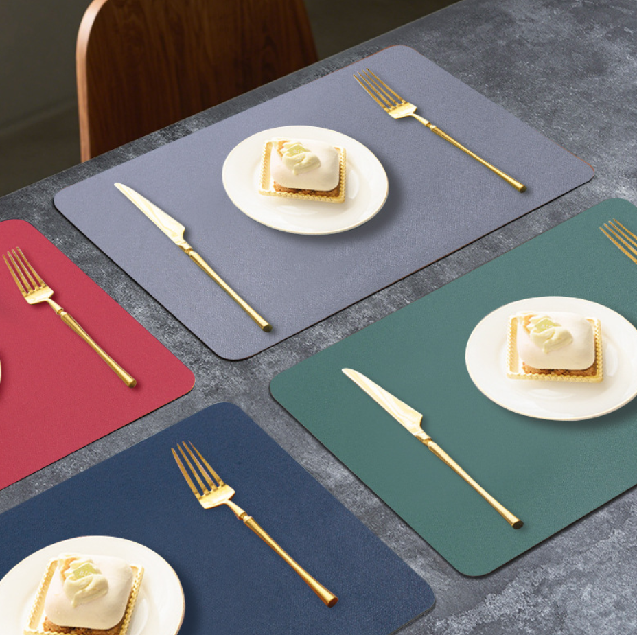 Creative heat-insulating PVC placemats and coasters set for table decoration, tableware, cup LIDS and cup covers Application Scenario