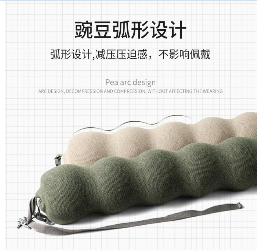 Memory foam U-shaped pillow, portable and storage, nap neck pillow, pea-shaped car travel pillow, custom-made neck guard Specification image