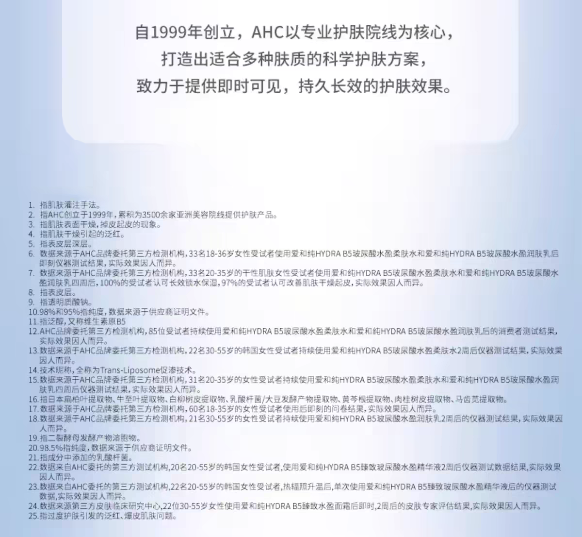 AHC爱和纯B5玻尿酸洗面奶180ml  男女士泡沫清洁温和护肤洗面乳详情图7