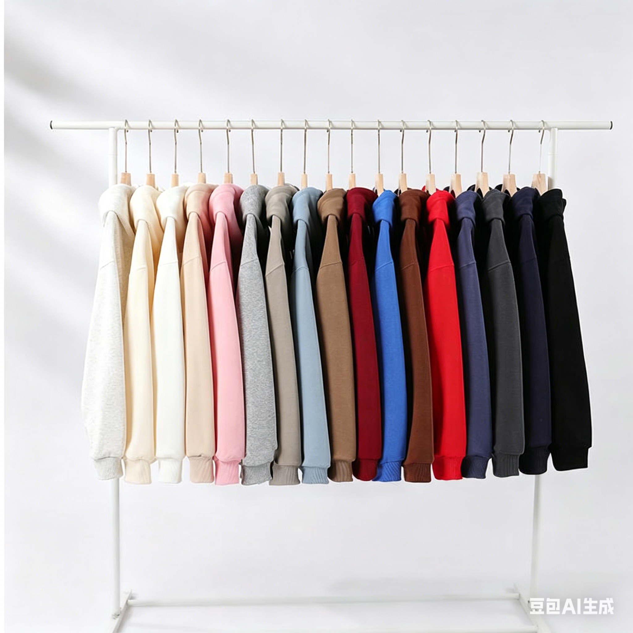 Cross-border autumn and winter men's and women's loose, off-the-shoulder, hooded, pullover hoodies, class uniforms, work activity uniforms. Please provide your designs and print logos for wholesale Specification drawing