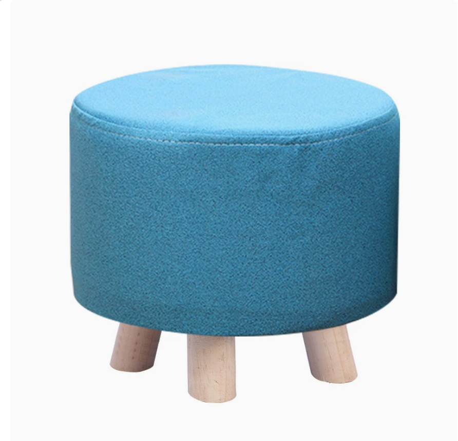 Wholesale of fashionable and creative shoe-changing stools for home living rooms, coffee tables, sofas, small stools, low stools, children's shoe-changing stools and square stools Item Picture