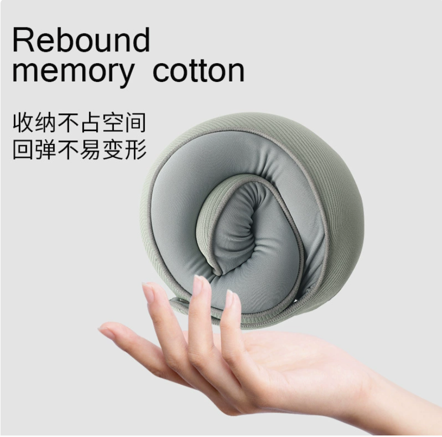 Estilo de niños u almohada pequeña almohada de cuello de espuma de memoria para viajar fuera de la almohada de cuello de almacenamiento almohada de cuello de recuperación lenta almohada de avión al por mayor details Picture