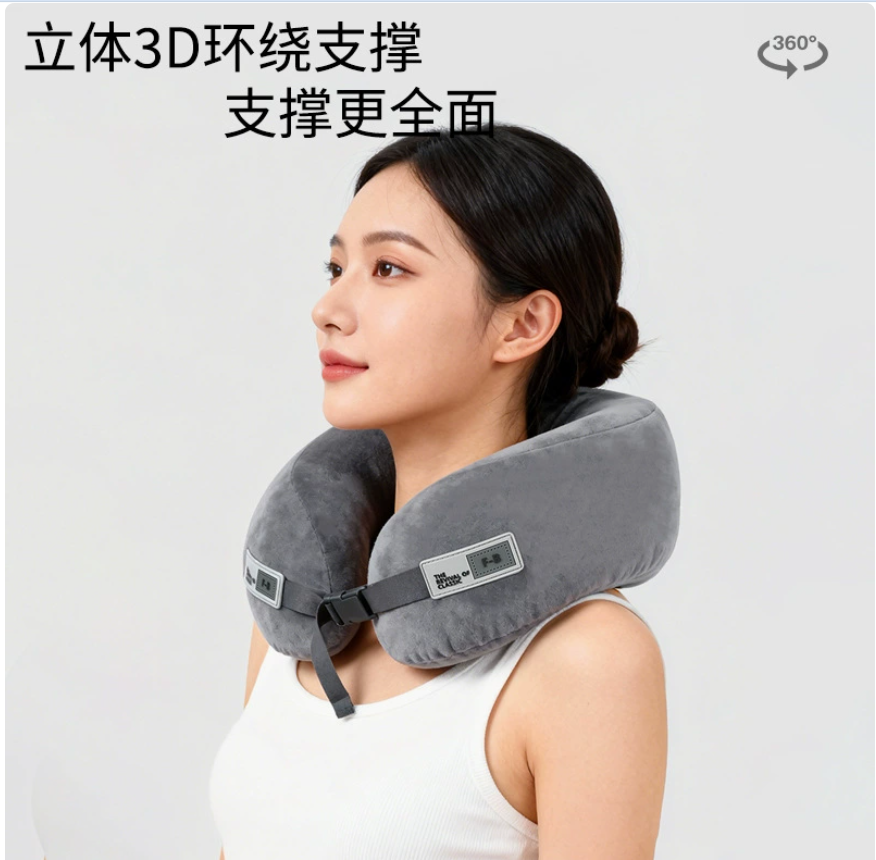 旅行枕/自动充气垫/充气枕头产品图
