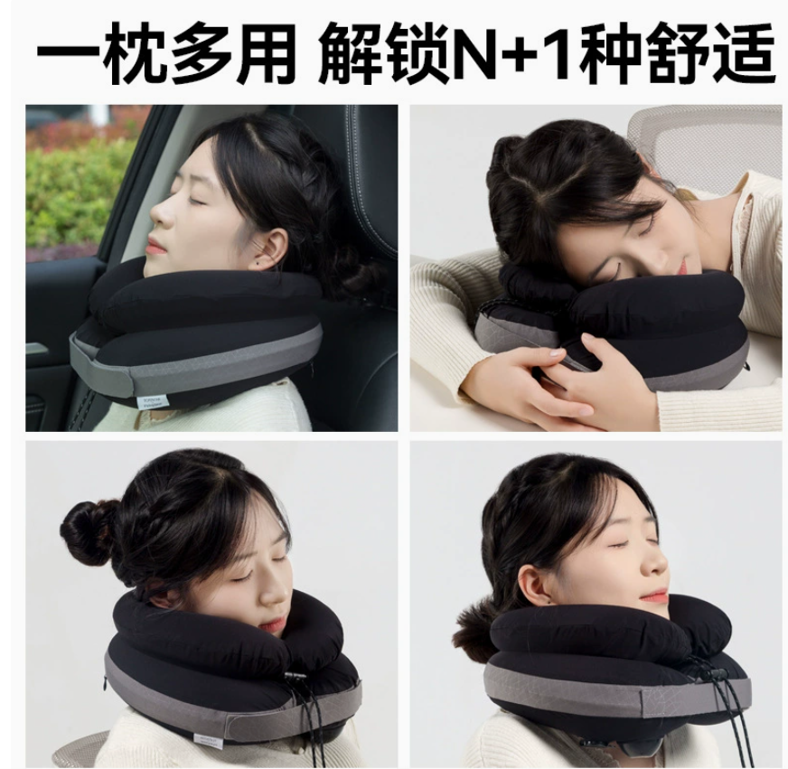 The U-shaped memory foam travel pillow is a comfortable, breathable and neck-protecting new upgraded version Specification image