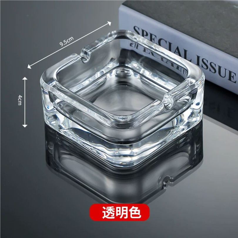 青苹果透明色一次性发泡烟灰缸不锈钢烟灰缸