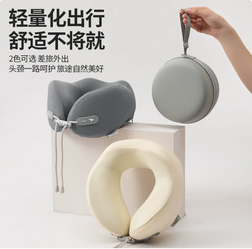 旅行枕/自动充气垫/充气枕头产品图