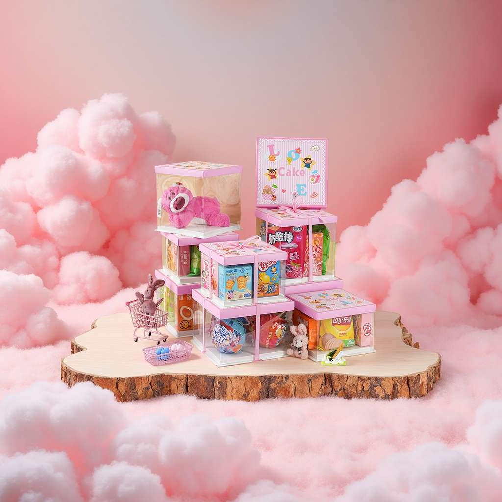 Delicious snack gift box, fruit box, Children's Day gift box on June 1st Application Scenario
