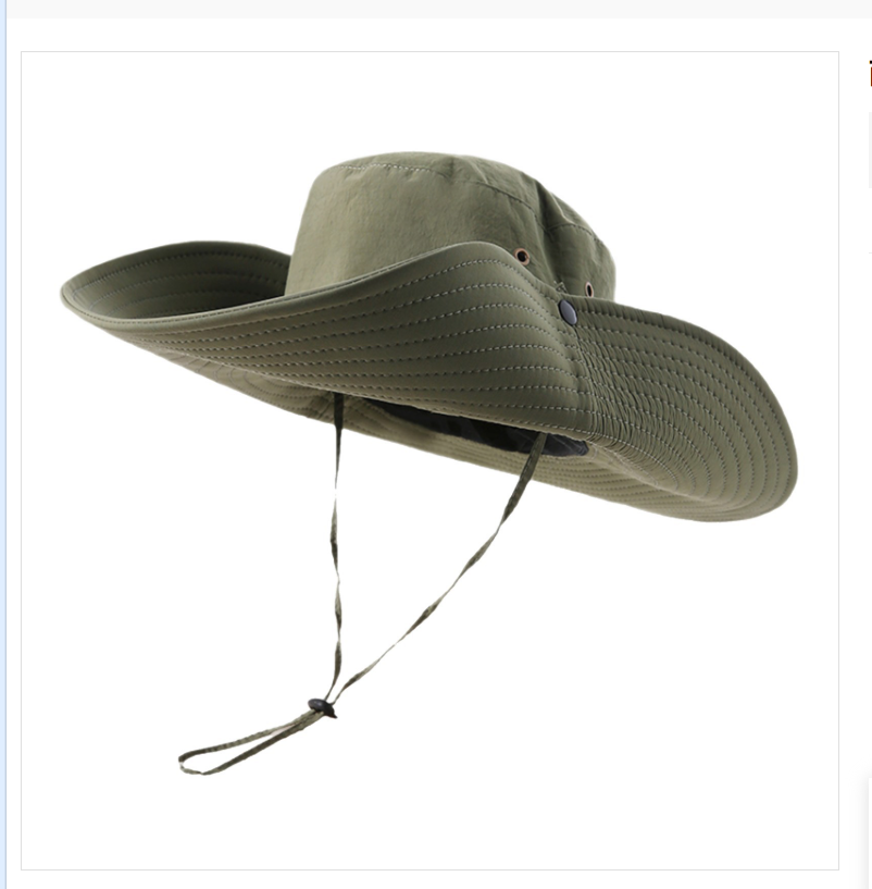 Sombrero vaquero occidental sombrero de verano de las mujeres acampar sombrero de pescador al aire libre escalar montaña protección solar sombra trekking sombrero hombre Item Picture