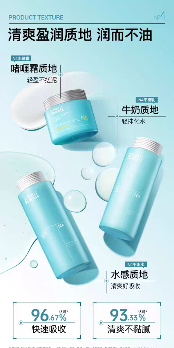 Aikewei N4 Hydrating Balance Lotion 140ml Hydrating, Moisturizing, Soothing and repairing sensitive skin care products detail image 11