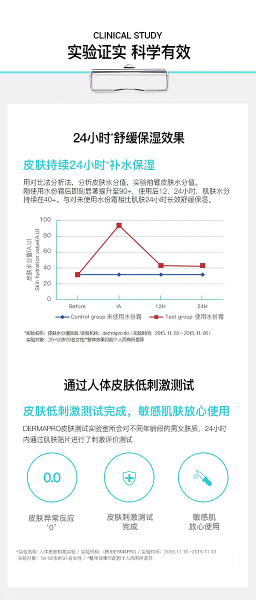 艾珂薇N4水份霜50ml  保湿清爽舒缓修护敏感肌保湿霜详情图8