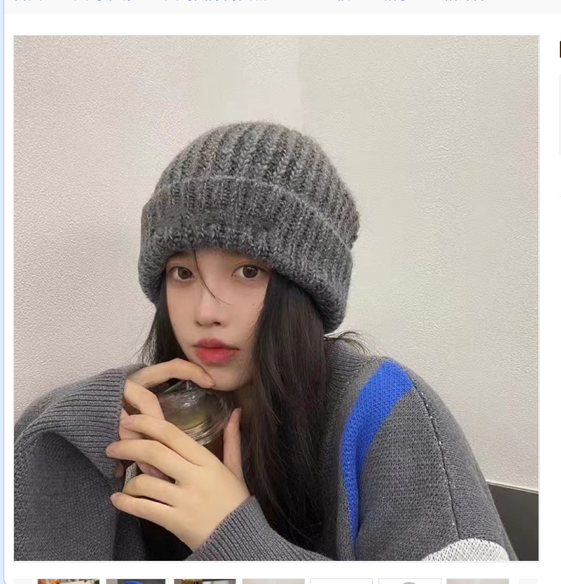 The popular "big-headed hat" is a versatile choice for women in autumn and winter. It features a Korean-style trendy and Japanese-style knitted "pile hat" for men Application Scenario