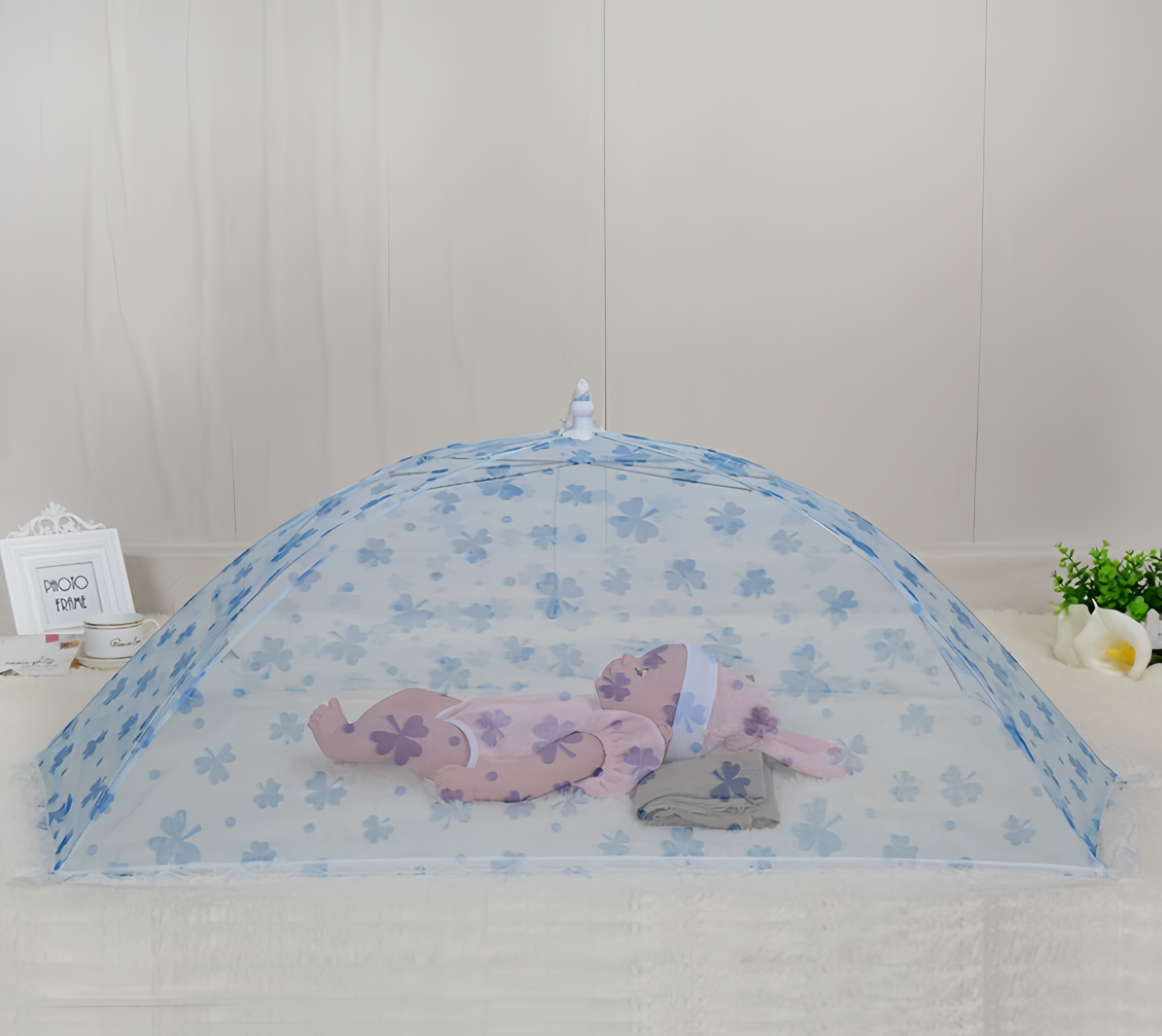 婴童蚊帐实物图