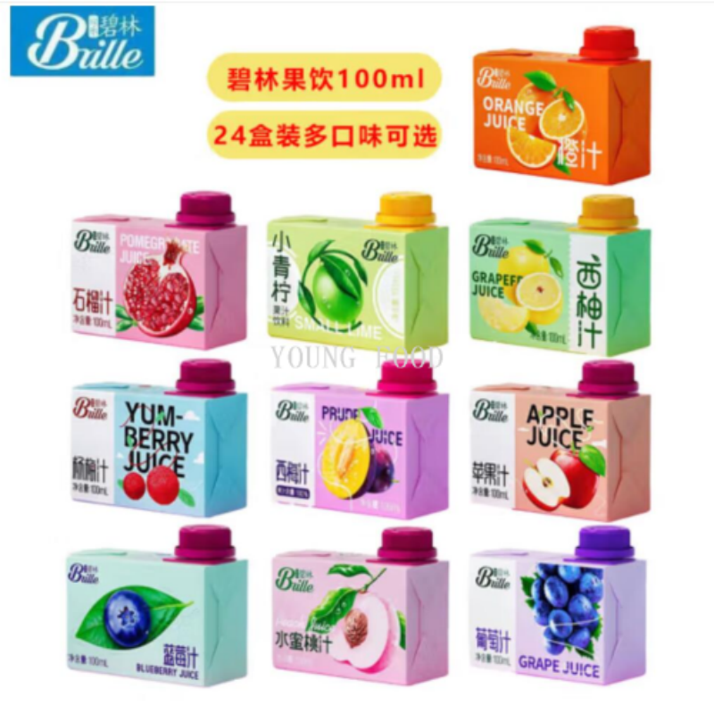 包邮！稼乐碧林果汁100ml 便携装鲜果萃取 果汁