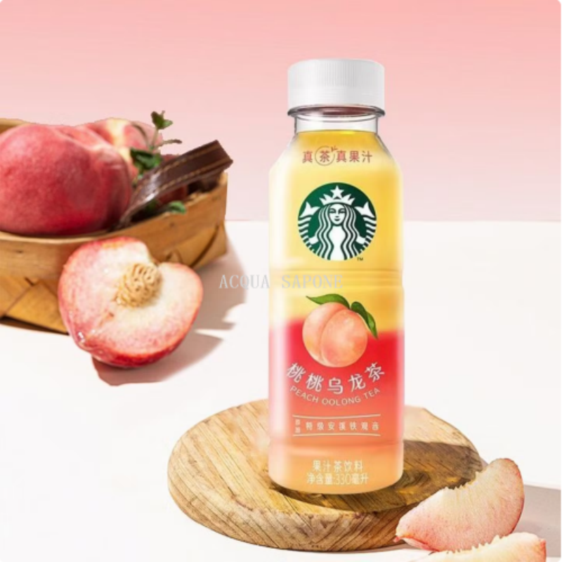 Free shipping! Starbucks Peach Oolong Tea Juice 330ml. The sweetness of peaches and the mellow and refreshing flavor of oolong tea Application Scenario