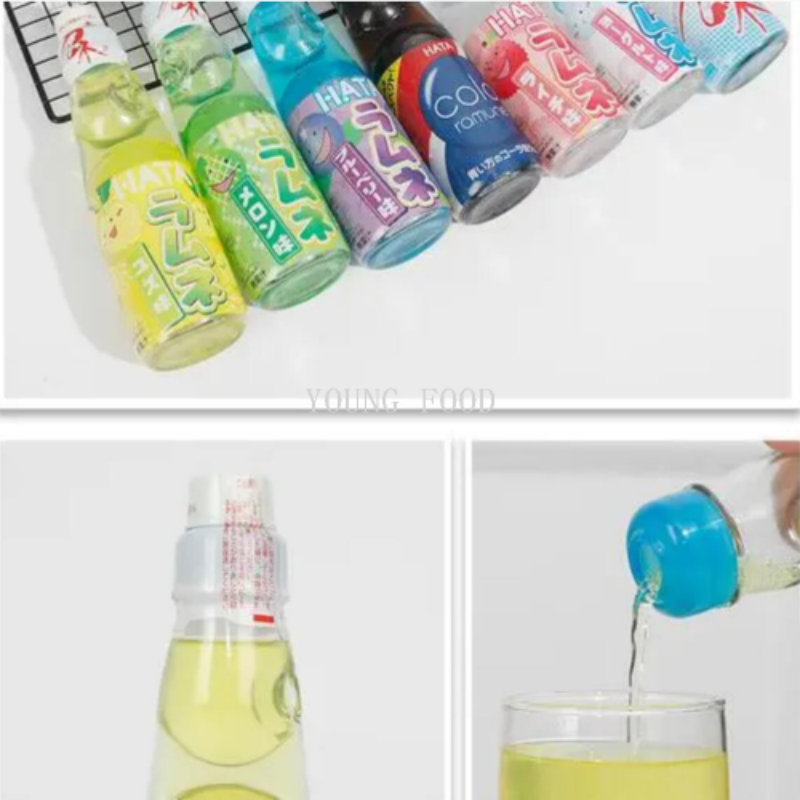 Free shipping! Japanese Hada Bozi soda 200ml, a popular Japanese marble imported glass bottle carbonated drink, a popular beverage bottle, a wine bottle, a glass beverage bottle, a drinking water bottle, a glass bottle packaging box, a beverage bottle Item Picture