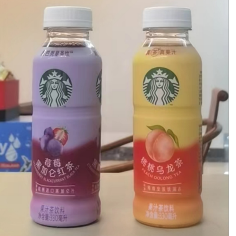 Free shipping! Starbucks Peach Oolong Tea Juice 330ml. The sweetness of peaches and the mellow and refreshing flavor of oolong tea details Picture