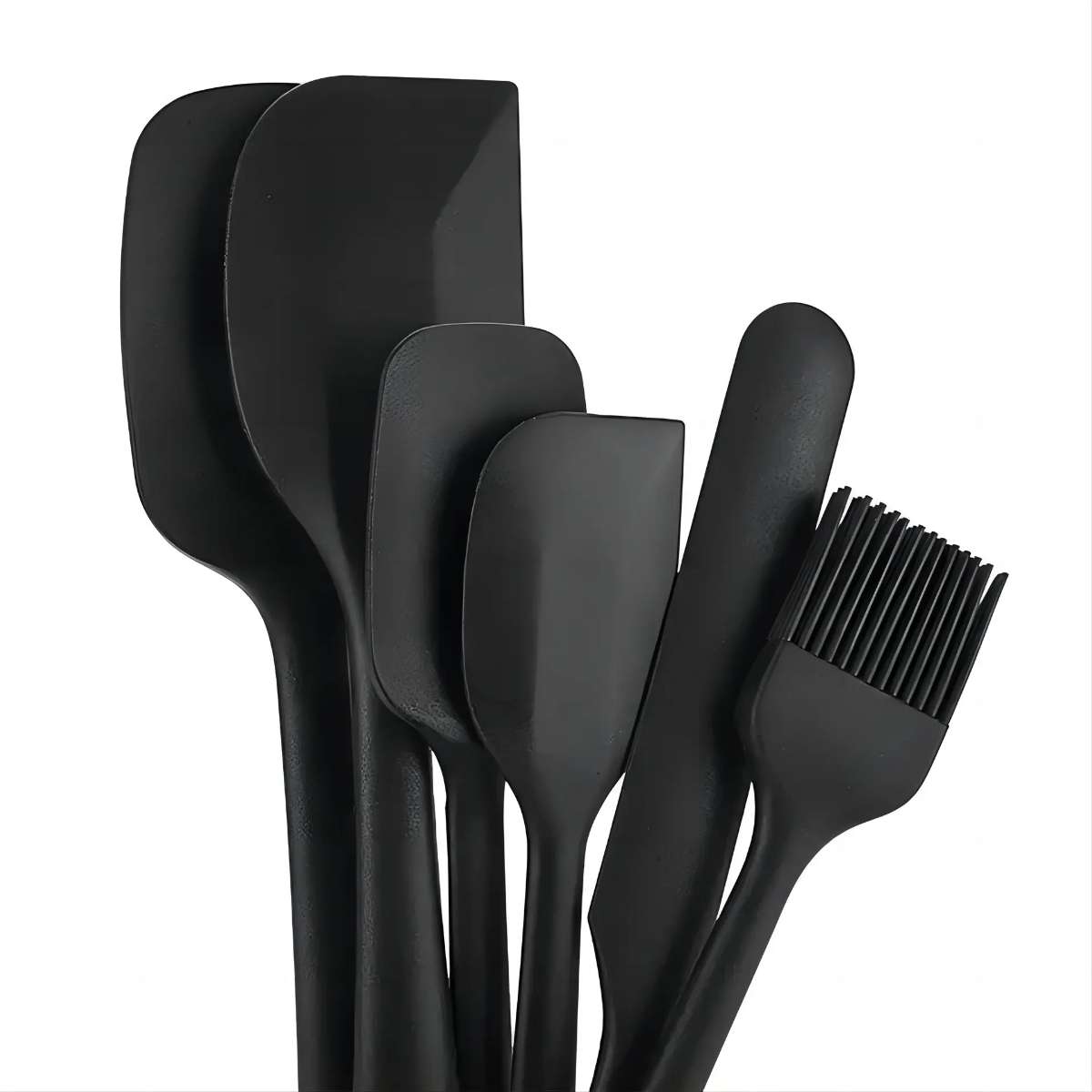 This 6-piece silicone spatula is a heat-resistant kitchen spatula that is non-stick and can be washed in a dishwasher. It is suitable for baking and cooking details Picture