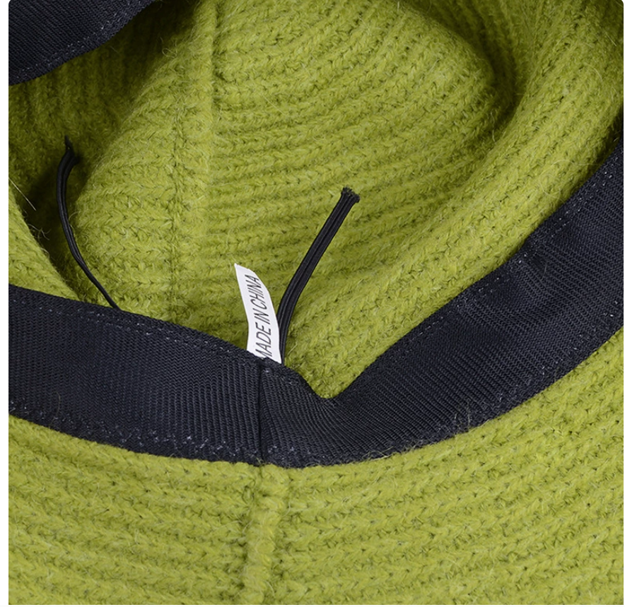 Wholesale of Japanese-style autumn and winter woolen small basin hats, bucket hats, fresh fisherman hats and black knitted hats from the manufacturer Application Scenario