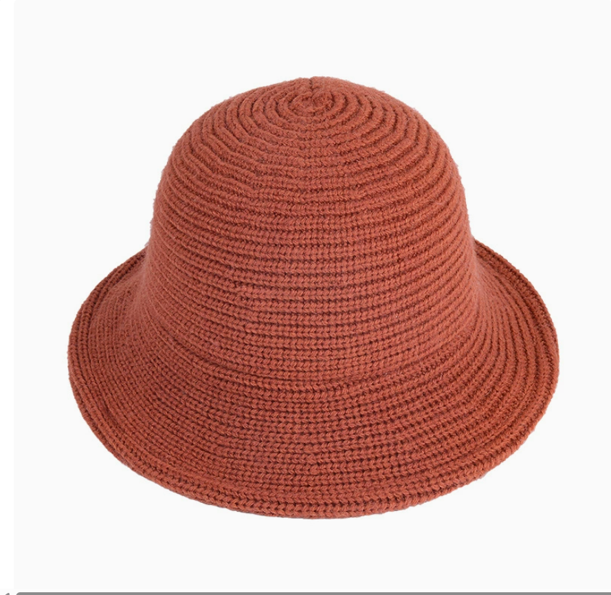 Wholesale of Japanese-style autumn and winter woolen small basin hats, bucket hats, fresh fisherman hats and black knitted hats from the manufacturer Item Picture