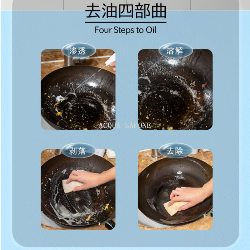 Free shipping British Kesman Kitchen Heavy Oil Stain Cleaner 500g, powerful oil stain remover for range hood and stove cleaning, floating oil stain remover, oven cleaning, primary bag cleaner Item Picture
