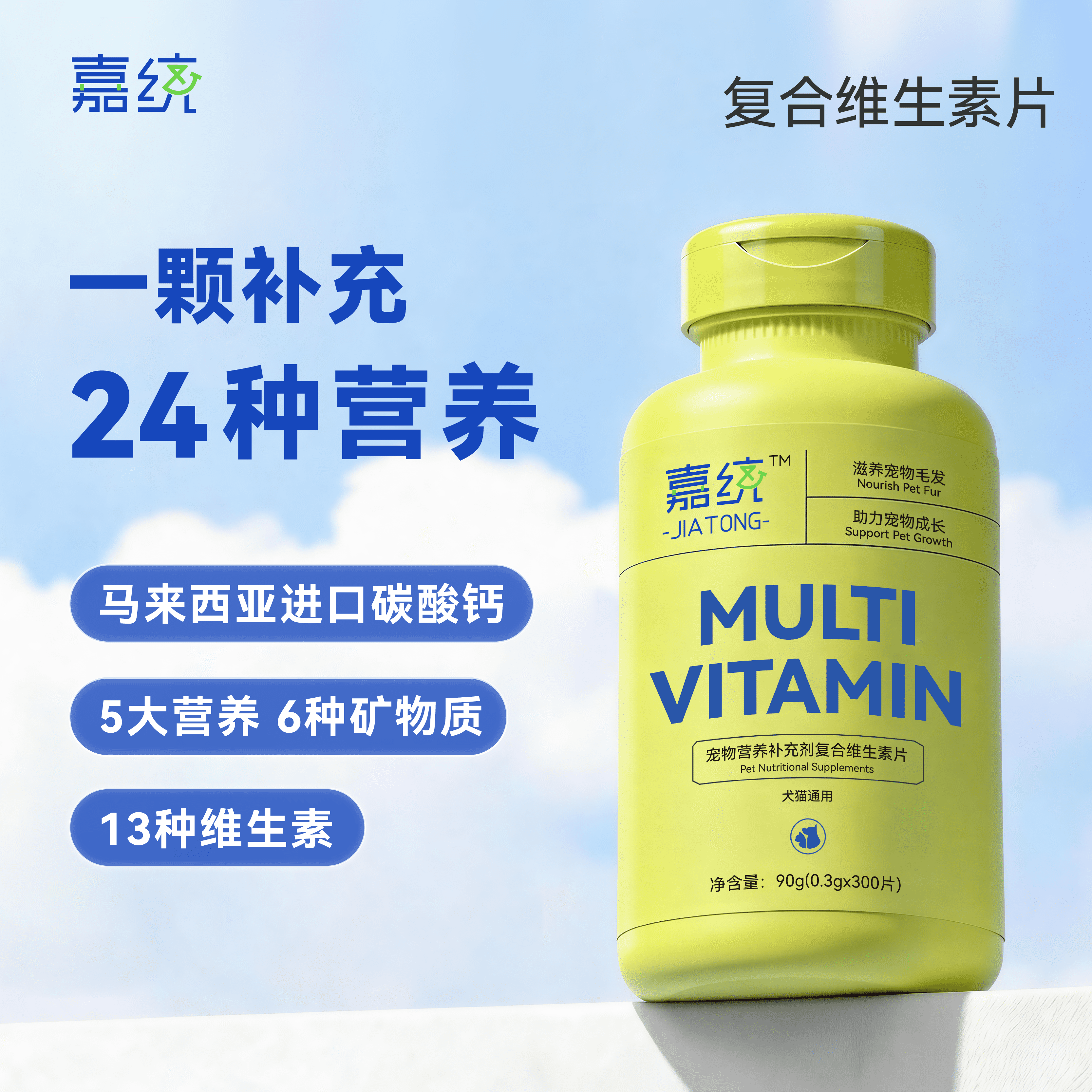嘉统营养补充剂药片复合维生素片28天装维生素补充健康养生