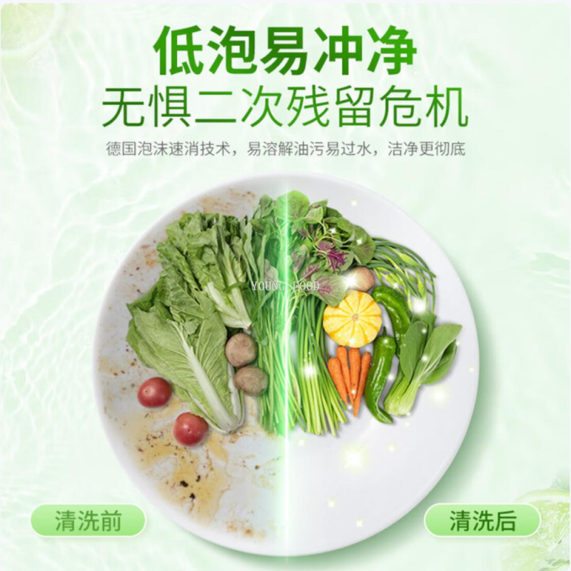 包邮!德国进口青蛙Frosch福纳丝柠檬浓缩餐具洗洁精750ml自然清淡洗洁精洗碗刷浓缩植物洗洁精详情8