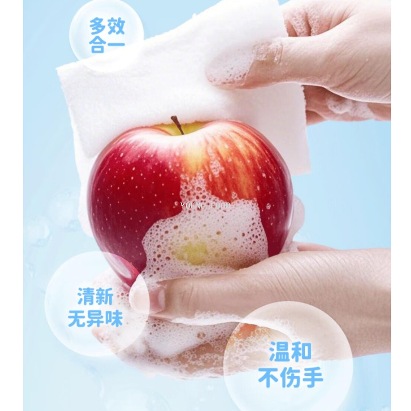 抹布/鱼鳞布/懒人清洁布/擦玻璃巾/无纺布彩色抹布白底实物图