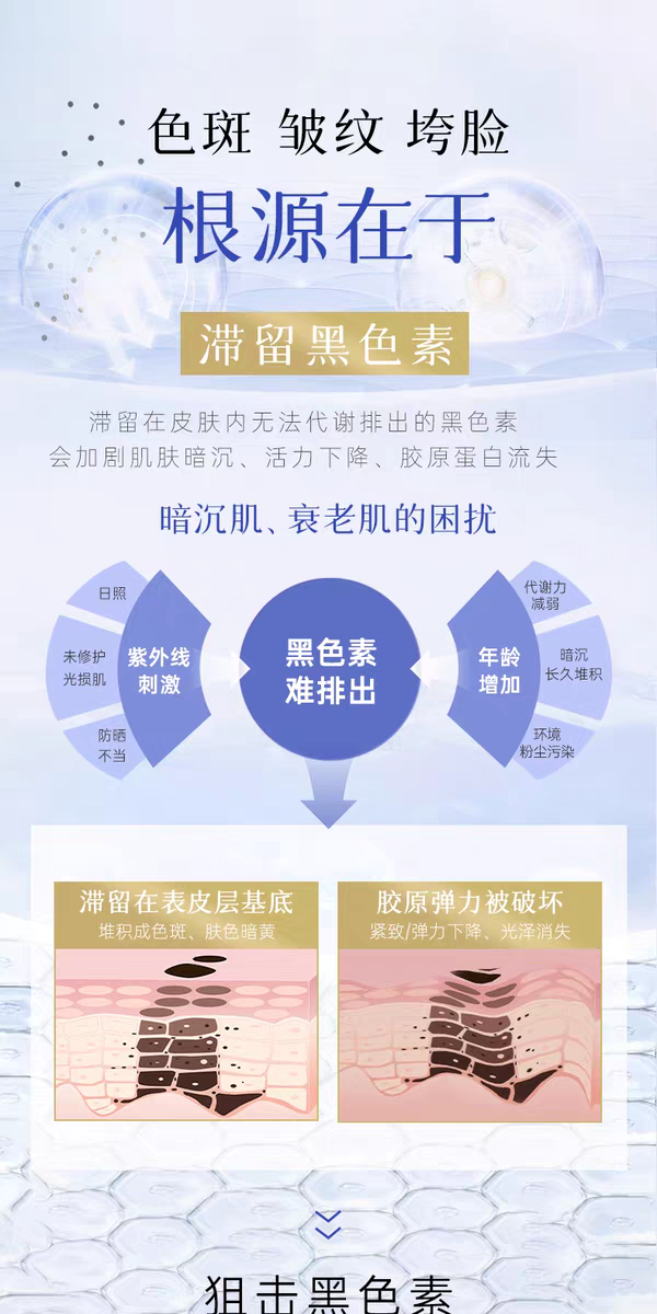 ATTENIR/艾天然雪臻优皙精华面霜35g   美＊白淡＊斑补水保湿紧致抗皱晚霜详情图3