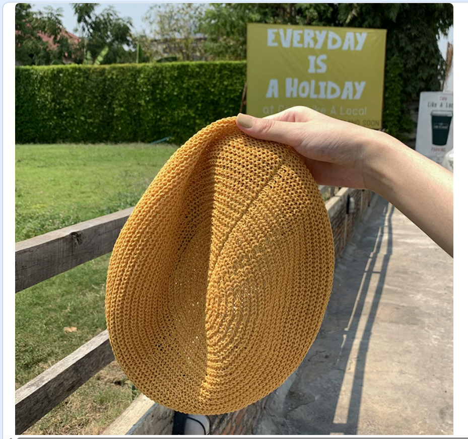 Milk silk beret Women's Spring and Summer thin casual Korean-style Japanese knitted painter hat wholesale Application Scenario