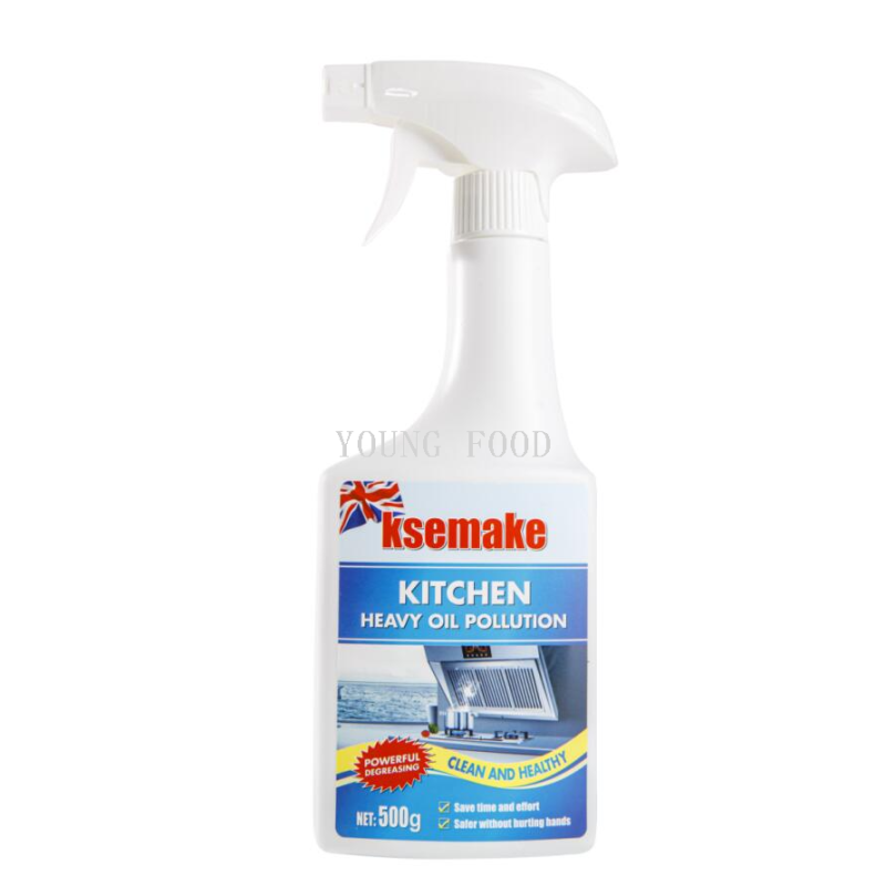 Free shipping British Kesman Kitchen Heavy Oil Stain Cleaner 500g, powerful oil stain remover for range hood and stove cleaning, floating oil stain remover, oven cleaning, primary bag cleaner details Picture