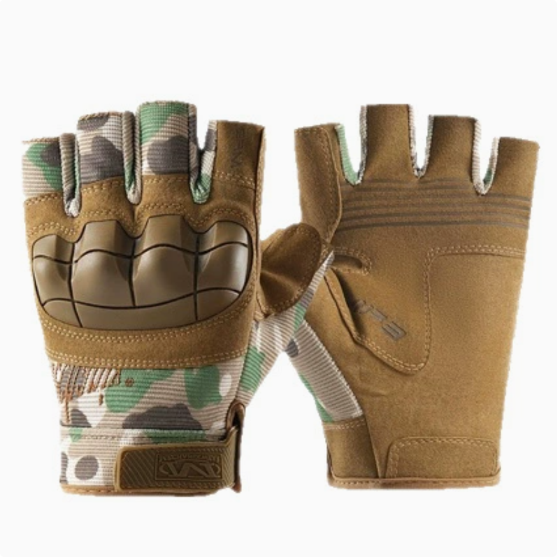 Military enthusiast mountain climbing combat tactical half-finger gloves for men and women outdoor cycling breathable half-finger adult motorcycle anti-slip and wear-resistant gloves Specification image