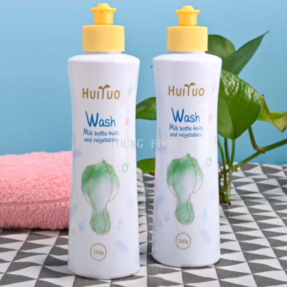 Free shipping! Jiemile Baby Bottle Fruit and Vegetable Cleaner 260g Baby bottle cleaning, Toy cleaning, baby food cleaning liquid Specification image