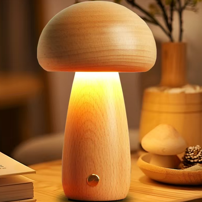 CICO mushroom atmosphere small desk lamp switch head small night lamp type 102700176103038256103417511 - c rechargeable portable lamp full figure