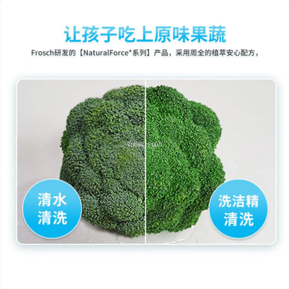 Free shipping! German imported Frosch baking soda concentrated dishwashing liquid Deyifite Frog Specification image