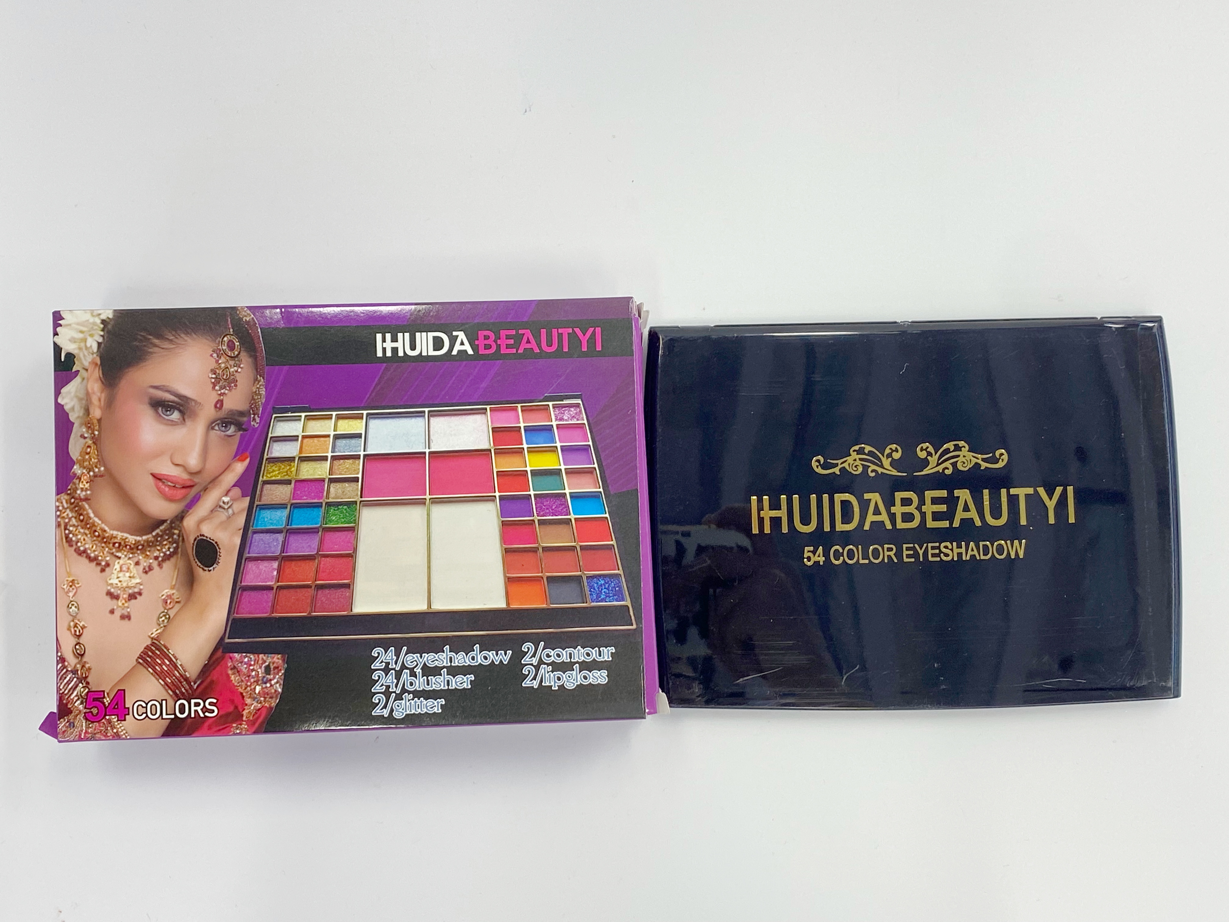 Huidabeauty54-color Makeup Palette, Eyeshadow Makeup Box, Makeup Palette Set Cosmetics full figure
