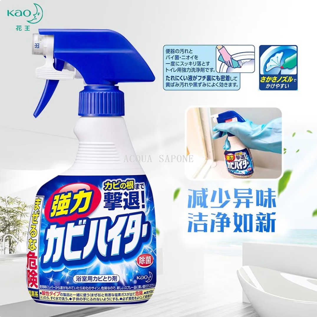 包邮！日本进口清洁去污剂 花王浴室卫生间除霉菌泡沫喷雾400ml产品图
